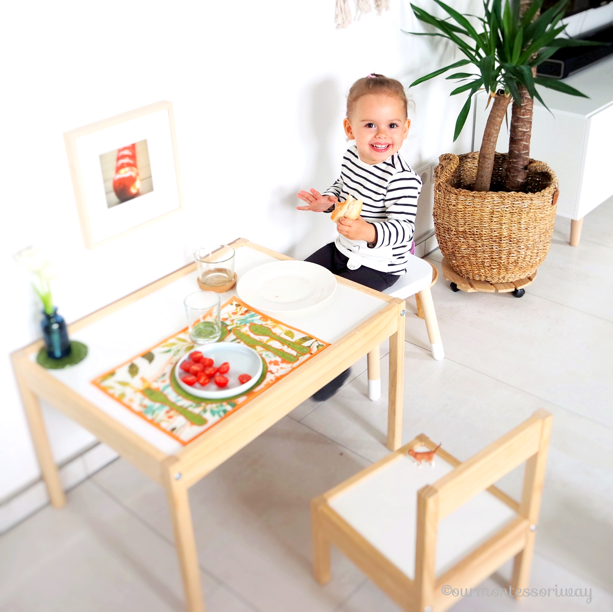 Montessori Kinderküche Snack