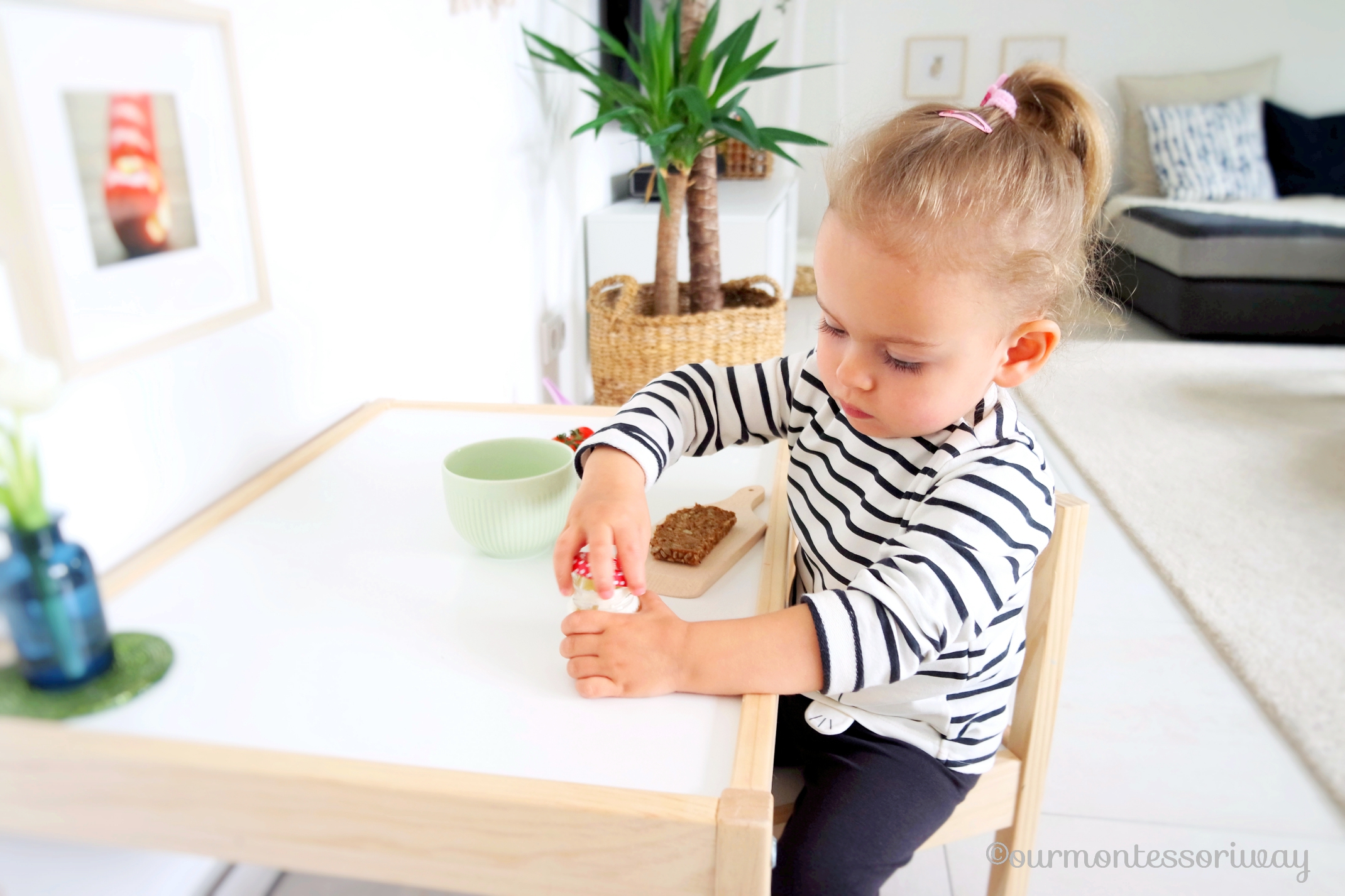 Montessori Kinderküche Snack