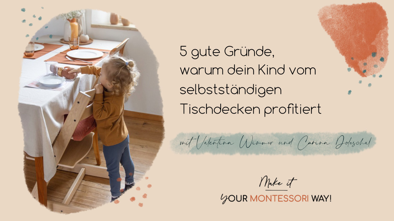 Montessori Tischdecken für Kinder