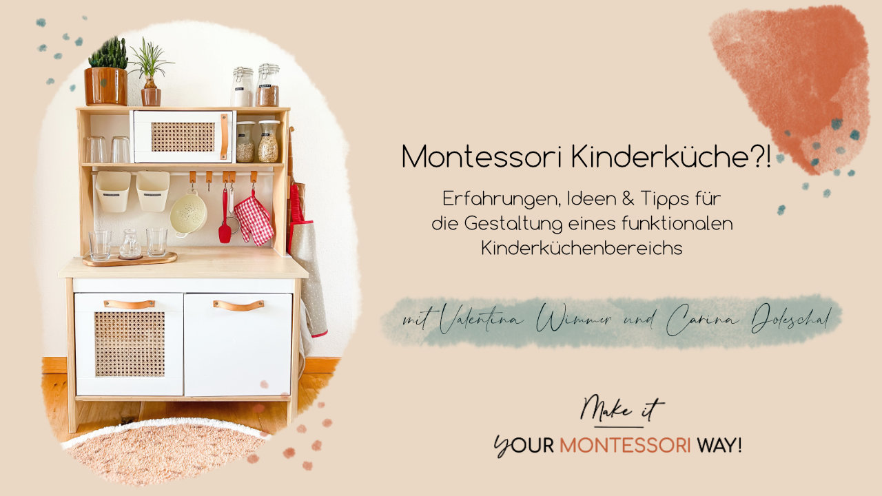 Montessori Kinderküche, funktionaler Kinderküchenbereich